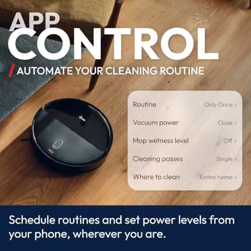 Hoover HG2 Hydro Pro Robot Vacuum Cleaner and Mop with Self-Cleaning Dock, Laser Navigation, Black – 5