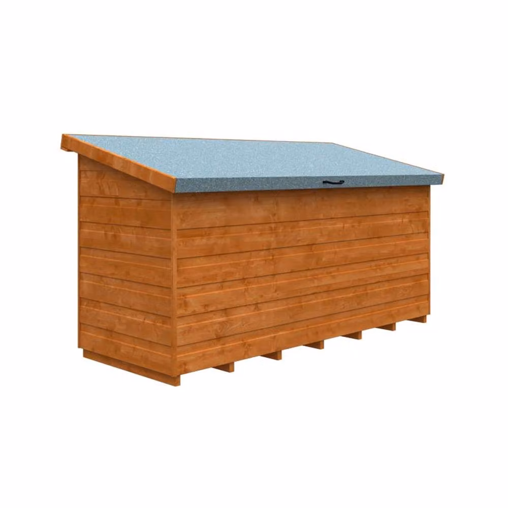 Buttercup Farm 6x2.3 Tool Chest 12mm Shed in Orange and Grey, W: 67.5 cm, D: 175 cm, H: 97.5 cm – 2