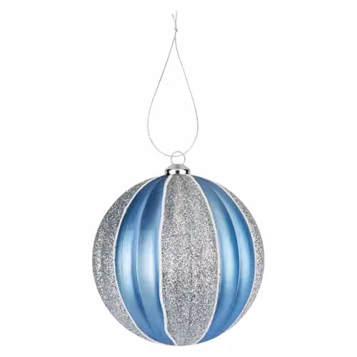 VFM e-Store Silver Christmas Hanging Ball Bauble Decoration – 2