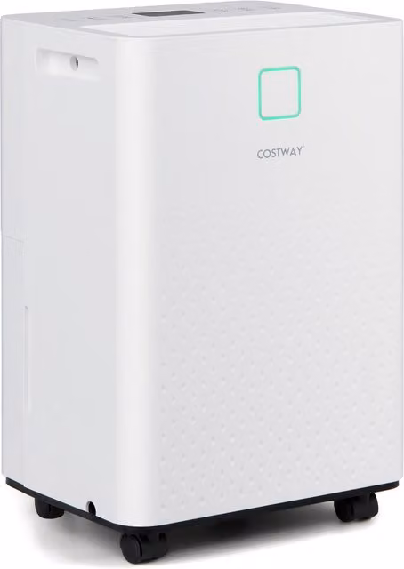Costway 35% Dehumidifier for Basements, 12.5 L, White