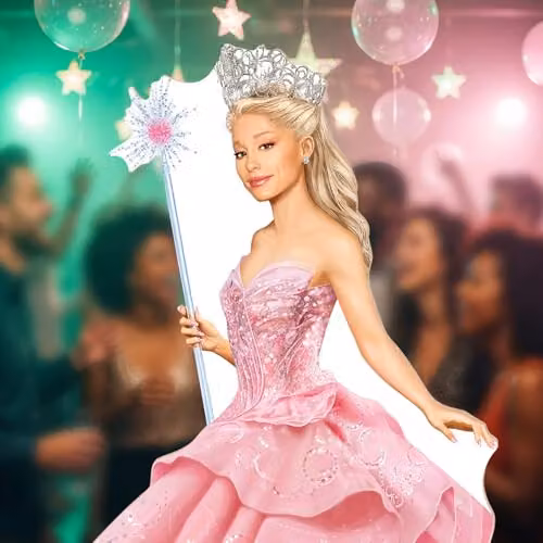 Star Cutouts SC4628 Glinda from Wicked in Pink Dress Lifesize Cardboard Cutout, Height: 150 cm – 3