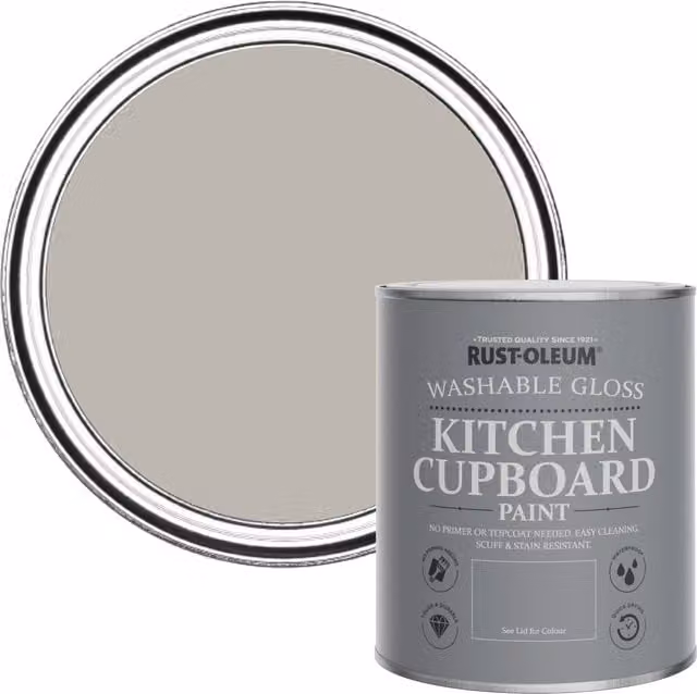 Rust-Oleum Kitchen Cupboard Paint in Gloss Finish, 750ml