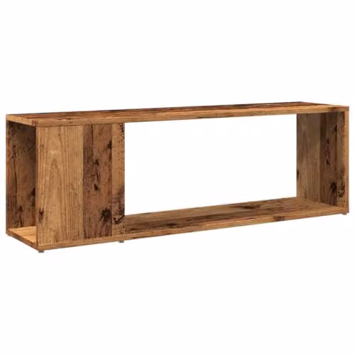 vidaXL TV Cabinet in Old Wood Brown, W/D/H: 100 x 24 x 32 cm