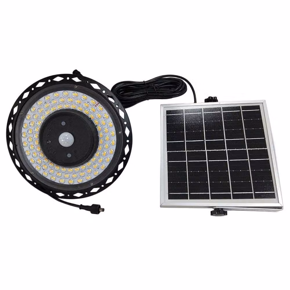 EONLION LED Solar Suspended Ceiling Pendant Light, Black, IP65 Waterproof – 3