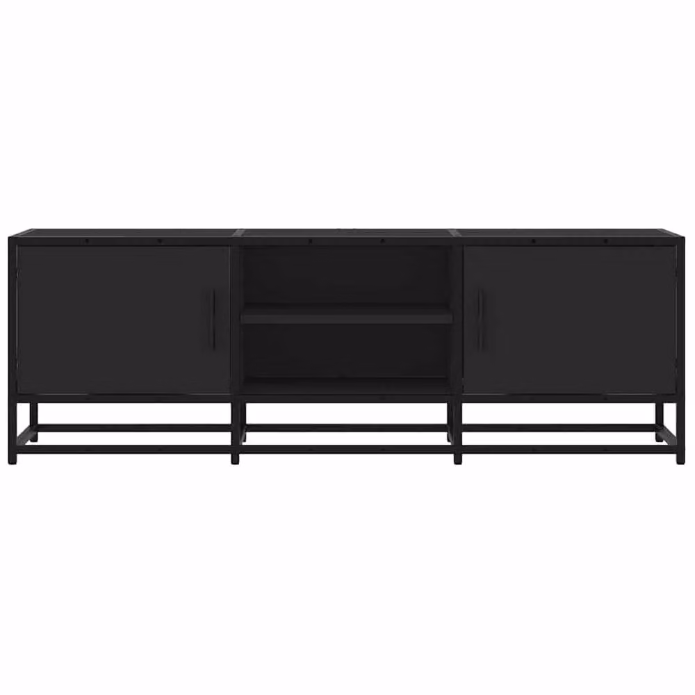 Berkfield Home Industrial TV Cabinet in Black, W/D/H: 120 x 35 x 41 cm – 3