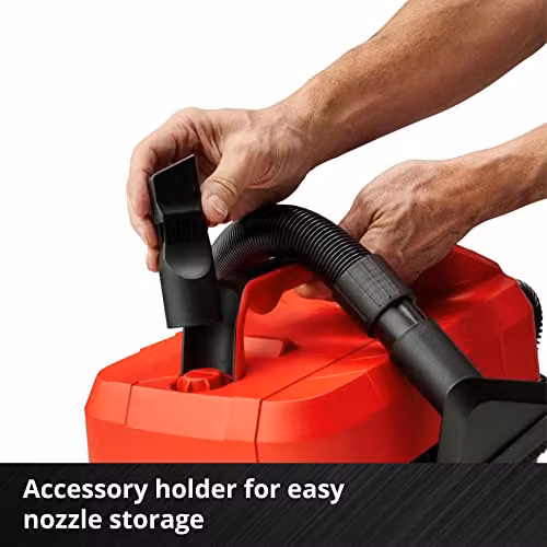 Einhell 18V PXC Cordless Wet and Dry Vacuum Cleaner with Blow Function in Red – 7