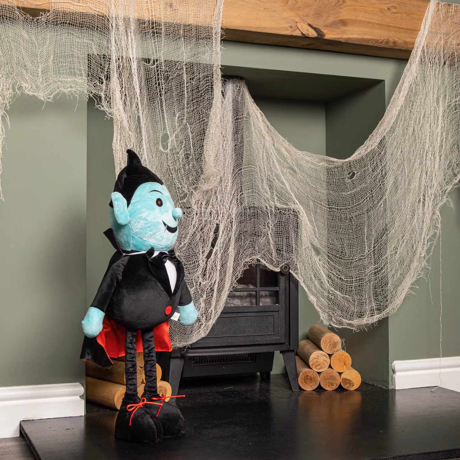 Samuel Alexander Drac Halloween Standing Decoration with Extendable Legs, Multicolour, Height: 61 cm – 2
