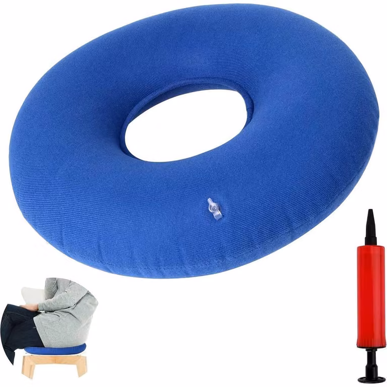 SPETLEK Blue Coccyx Seat Cushion for Pain and Comfort Relief, W/D/H: 100 x 190 cm