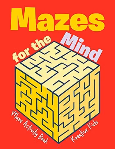 Kreative Kids Mazes for the Mind Maze Activity Book, Multicolour