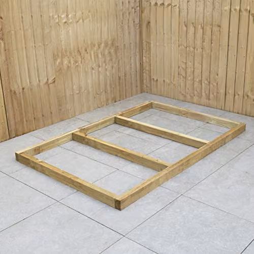 Forest Brown Wooden Shed Base – 2