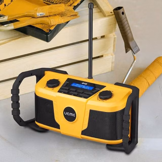 UEME 5W Jobsite DAB+ Radio - Yellow