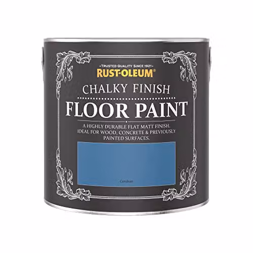 Rust-Oleum Blue Scratch-Proof Water-Based Floor Paint in Matt Finish, 2.5 l – 3