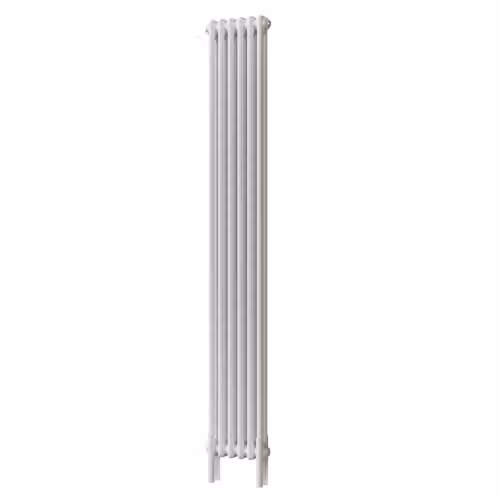 UK Radiators Alpha 2 Column Vertical Traditional Cast-Iron Style Radiator in White, H 1800 mm x W 284 mm – 2