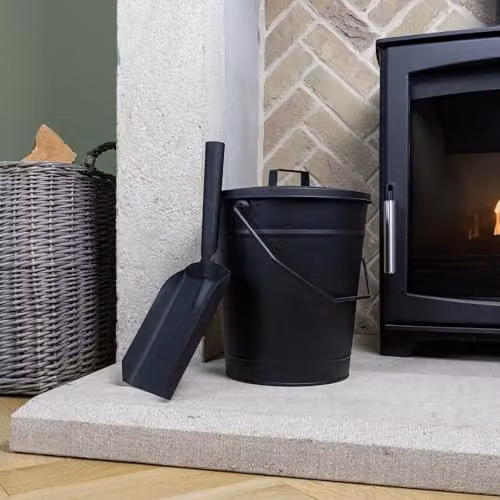 JVL Hudson Large Fireplace Shovel in Black Steel – 4