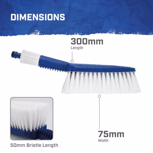 Faithfull Blue Stiff Water Flow Hand Brush – 4