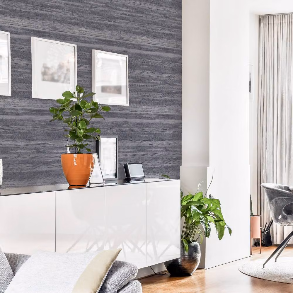 Arthouse Sahara Pewter Grey Abstract Vinyl Wallpaper Roll – 4