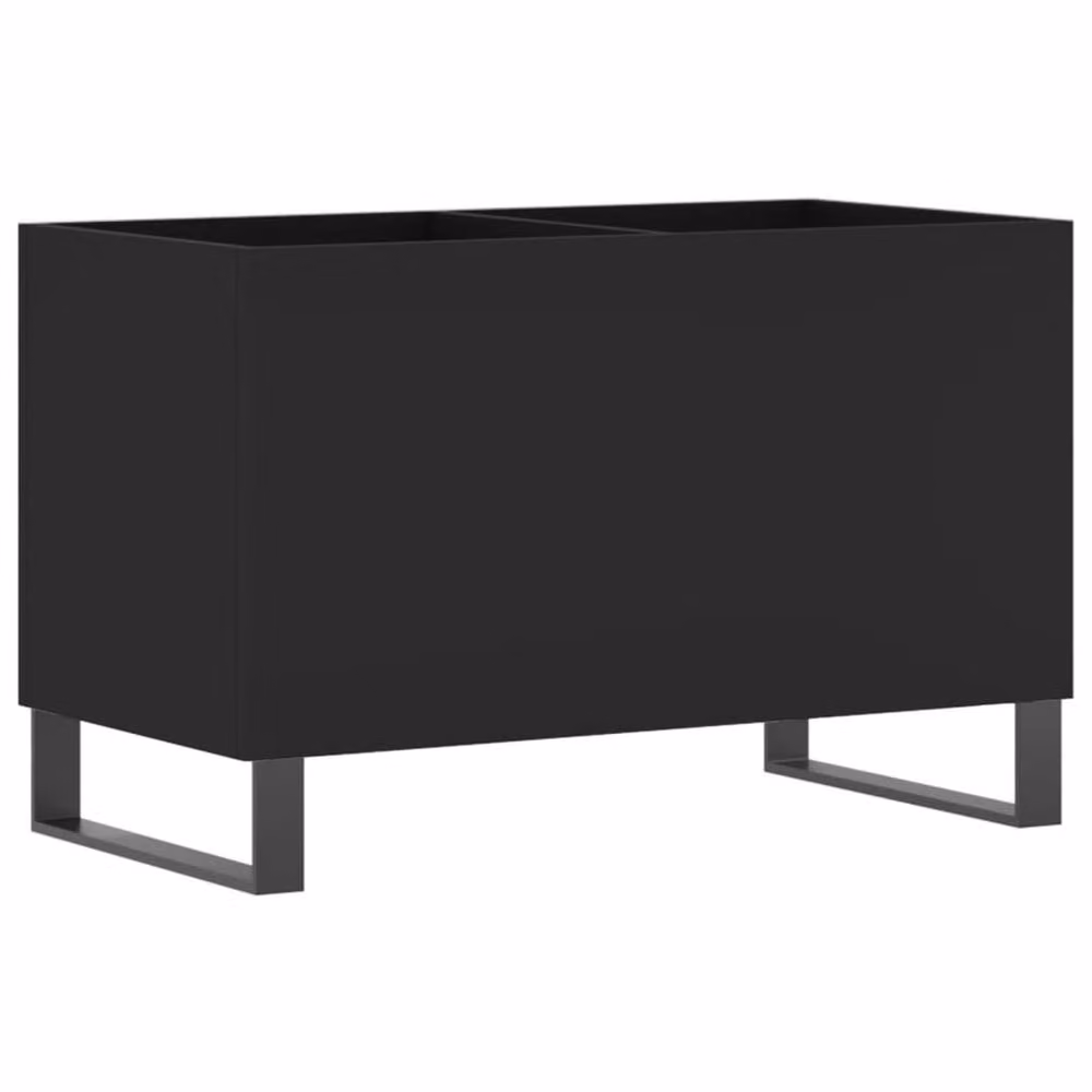 Berkfield Home Industrial Record Cabinet in Black, W: 74.5 cm, D: 38 cm, H: 48 cm – 2
