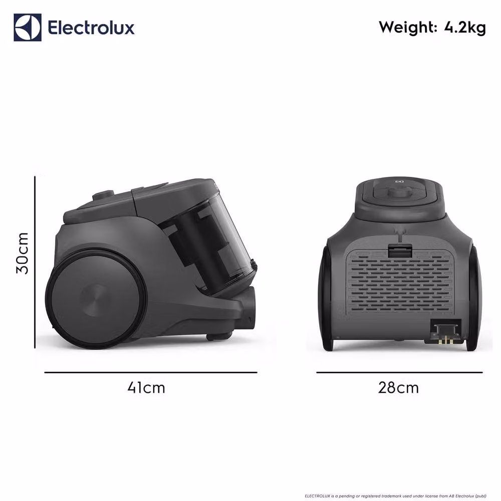 Electrolux Grey Bagless Corded Cyclone Vacuum Cleaner – 5