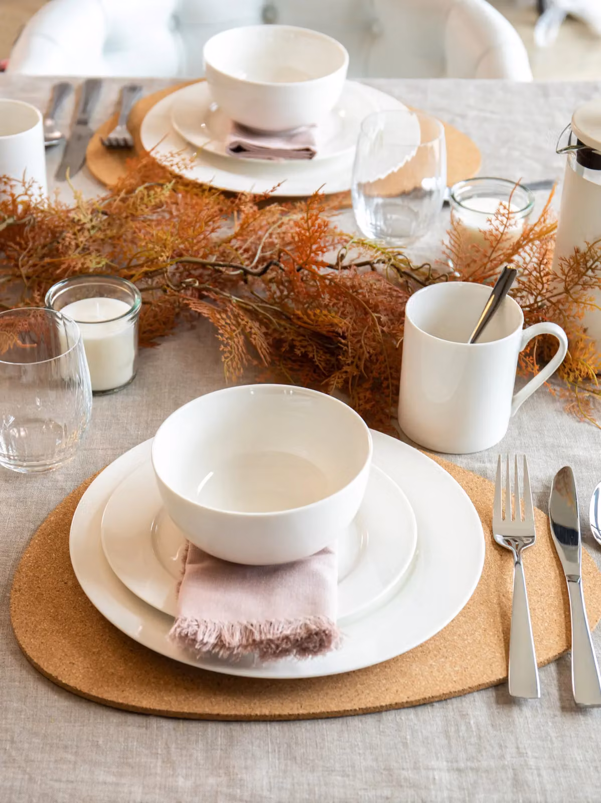 Mikasa Egret 12 Piece White Bone China Dinner Set – 7
