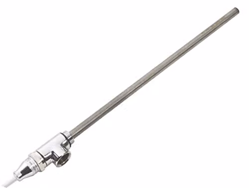 Nuie HL311 Modern Thermostatic Bathroom Heating Element, Chrome, 350 x 56 x 56 mm, 150W