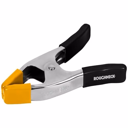 Roughneck ROU38352 Heavy Duty Metal Spring Clamp, Silver and Multicolour, 50mm/2in – 1