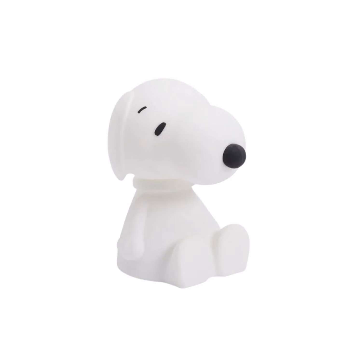 Mr Maria Snoopy First Light White Silicone Dimmable LED Night Light, Height: 22 cm