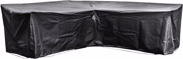Cozy Bay EZBreathe Medium L Shape Corner Sofa Cover in Black