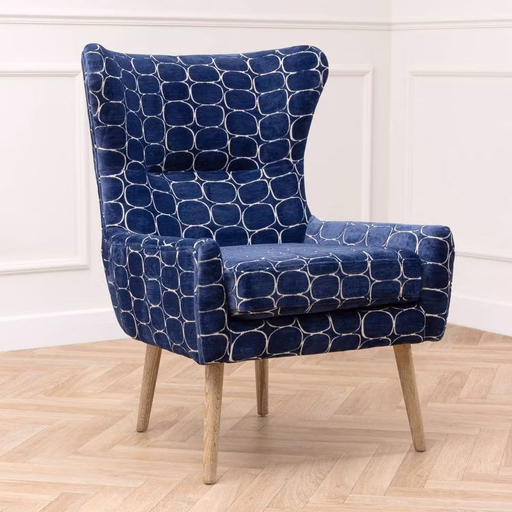Voyage Maison Oswald Blue Velvet Armchair – 3