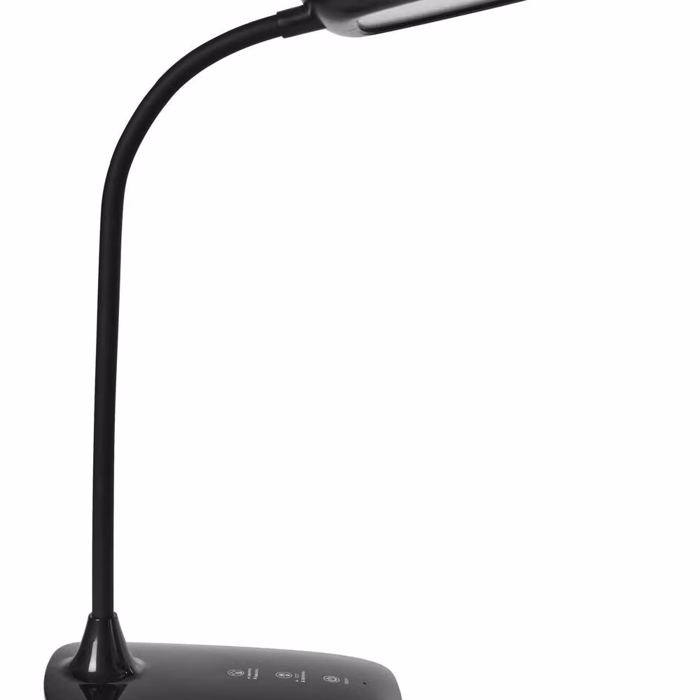 Wyld and Coco Black LED Office Desk Lamp with Adjustable Arm, Stepless Dimmer and 3 CCT Modes – 2