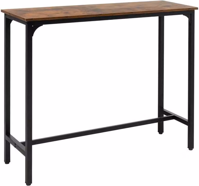Havendro Rectangular Counter Height Bar Table in Brown