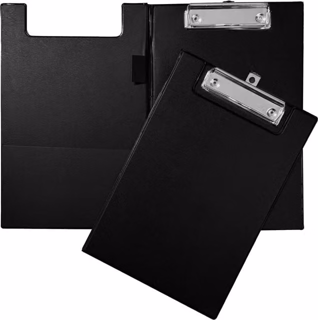Janrax A5 Foldover Clipboard in Black