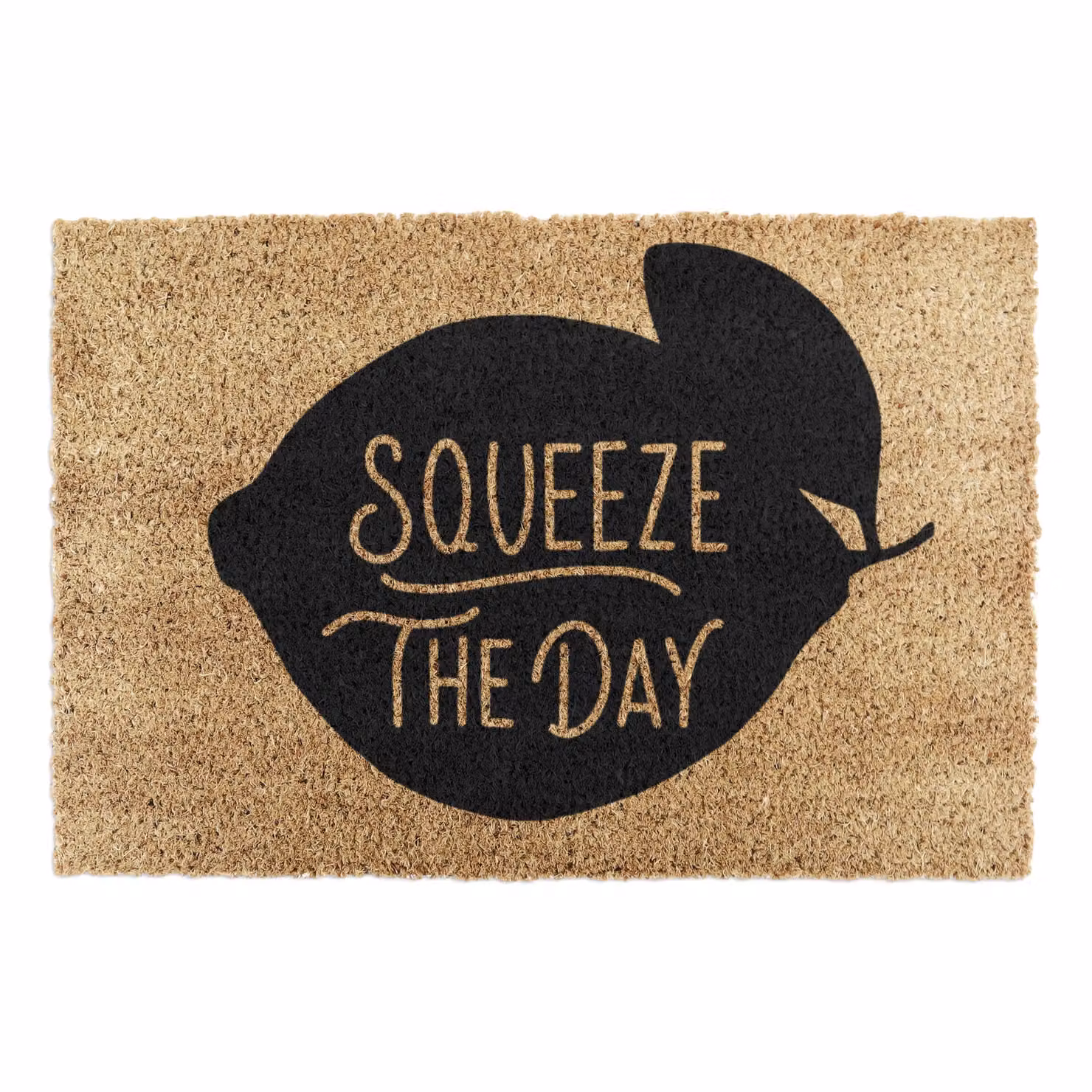 Artsy Mats Squeeze The Day Humorous Doormat in Black, W/D: 60 x 40 cm – 4
