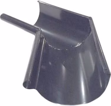 Galeco Steel Half Round Gutter Internal Angle 135 Degree, 120mm, Graphite Grey