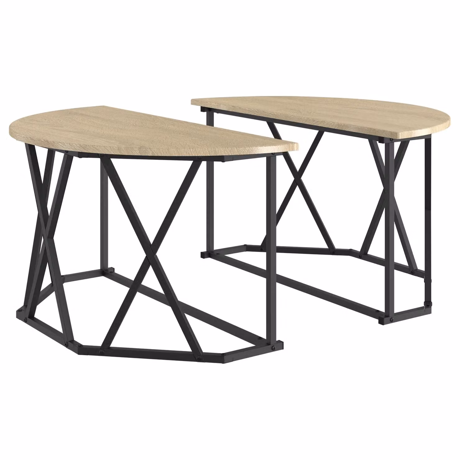 Berkfield Home Sonoma Oak Coffee Table in Beige, W: 80 cm, D: 80 cm, H: 42 cm – 2