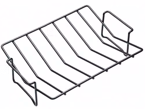 KitchenCraft Non-Stick Rectangular Roasting Rack in Black or Grey, Metal W: 30 cm, D: 21 cm – 1