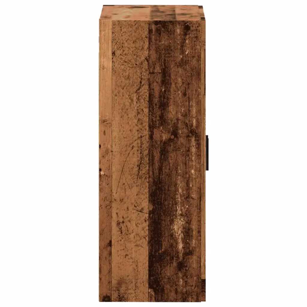 Berkfield Home Wall Mounted Cabinet in Brown Old Wood, W/D/H: 69.5 x 34 x 90 cm – 4
