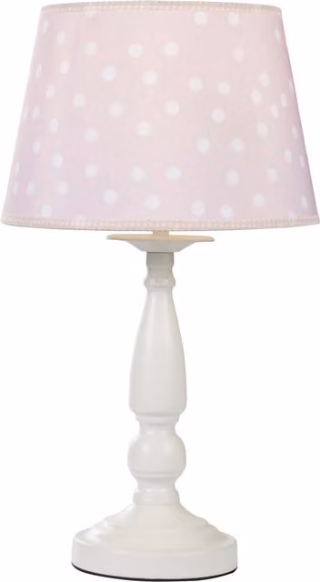 Litecraft Glow Polka Dot Table Lamp in Pink