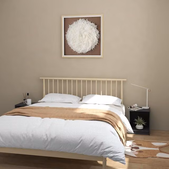 Berkfield Home Set of 2 Grey Solid Pinewood Bedside Cabinets, W/D/H: 35.5 x 33.5 x 41.5 cm – 1