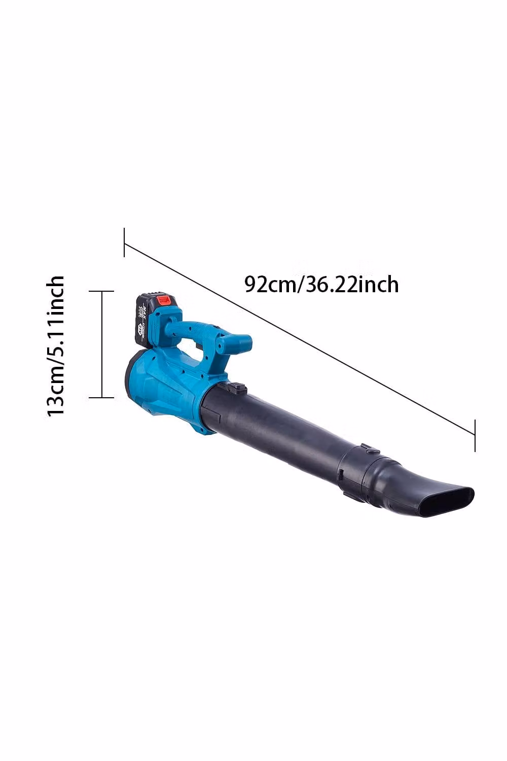 Living and Home 21V Cordless Handheld Leaf Blower with Rechargeable Battery and Charger, Blue – 2