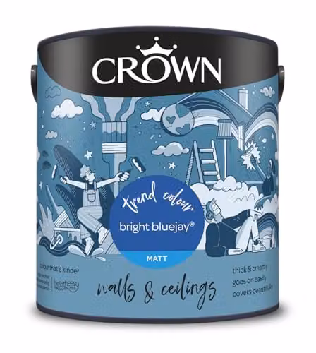 Crown Matt Emulsion Blue, 2.5l – 2