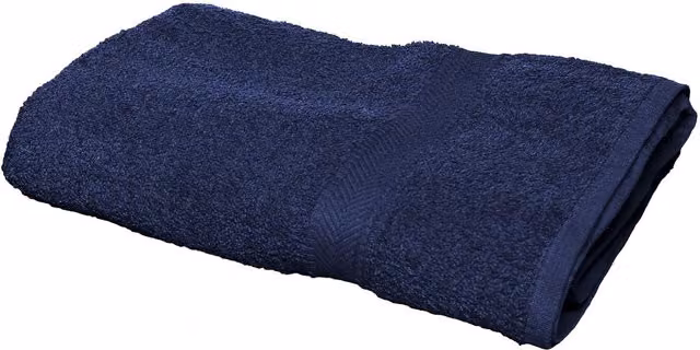 Towel City Luxury Range 550 GSM Cotton Terry Bath Sheet in Blue, W: 100 cm, L: 150 cm – 2