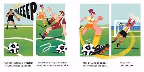 Little Island Let's Play Football! Multicolour Paper Book – 2