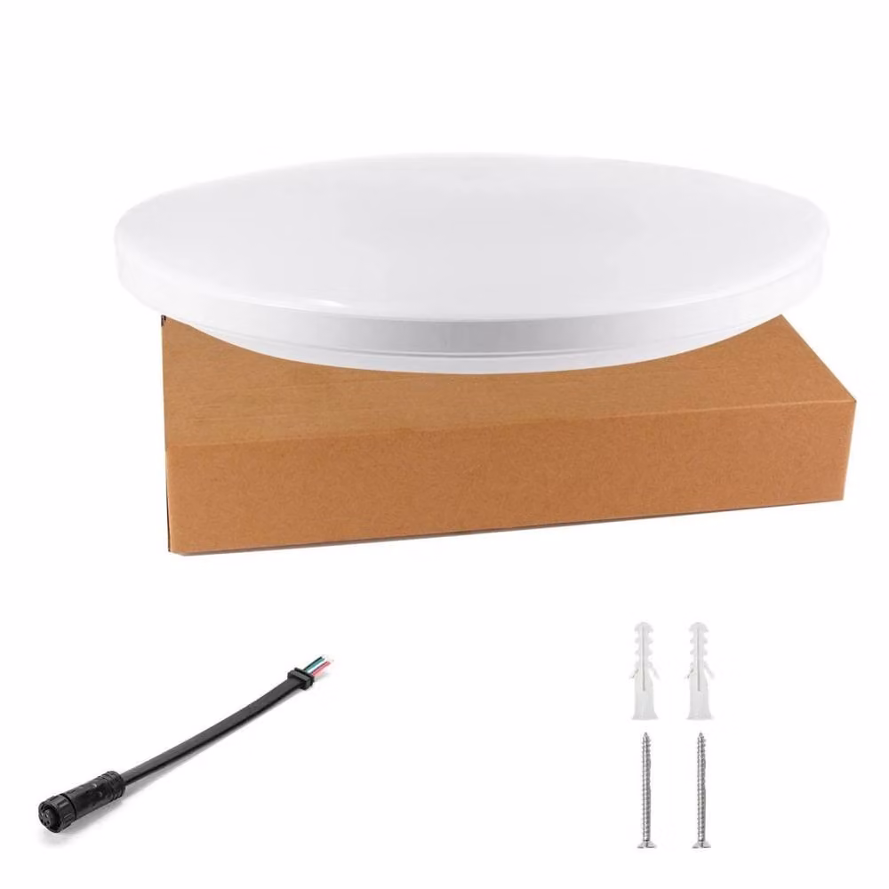 Kelvenix 48W LED Round Panel Ceiling Downlight Bulb in White – 3