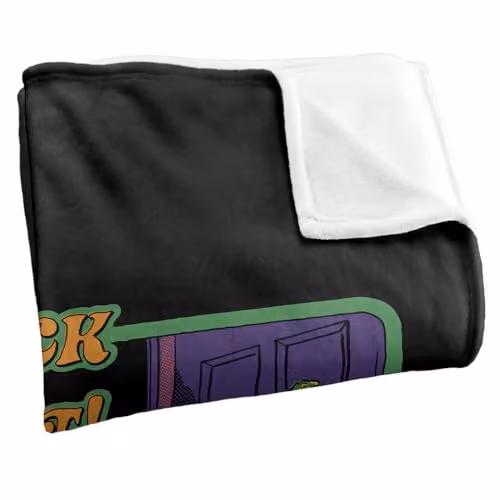 Steven Rhodes Trick Or Treat Retro Halloween Fleece Throw Blanket, Multicolour, W/D/H: 91 x 147 cm – 7