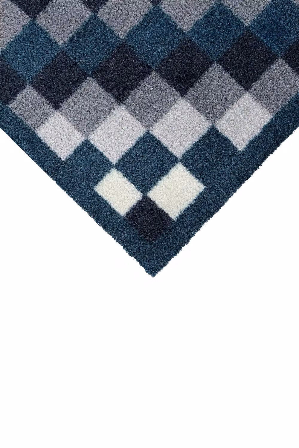 JVL Mega Machine Washable Non-Slip Doormat, Pixels, Blue/Multicolour, W: 50 cm, D: 75 cm – 4