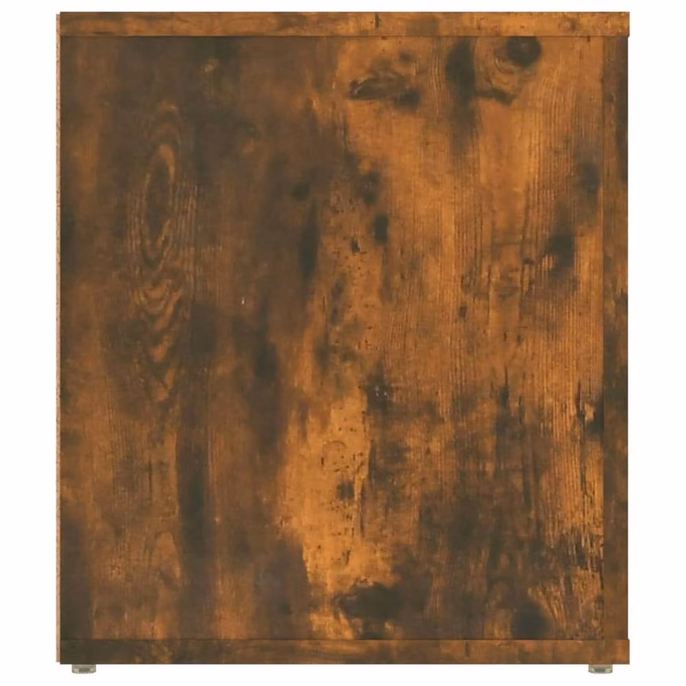 Berkfield Home Smoked Oak TV Cabinet in Brown, W/D/H: 100 x 35 x 40 cm – 3