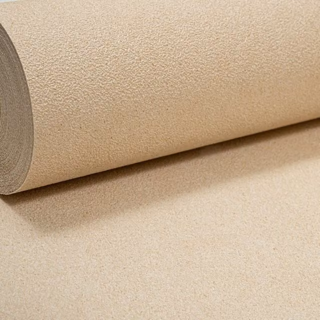 Rasch Pure Vintage Plain Textured Wallpaper in Beige and Grey