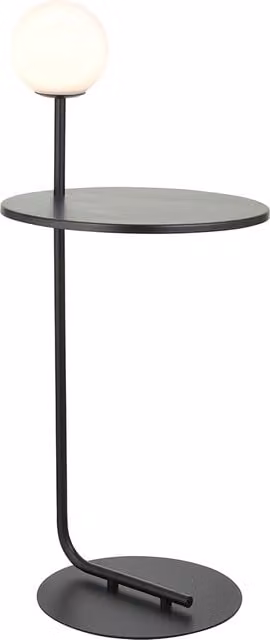 Perch & Parrow Harriet Black Opal Glass Floor Light
