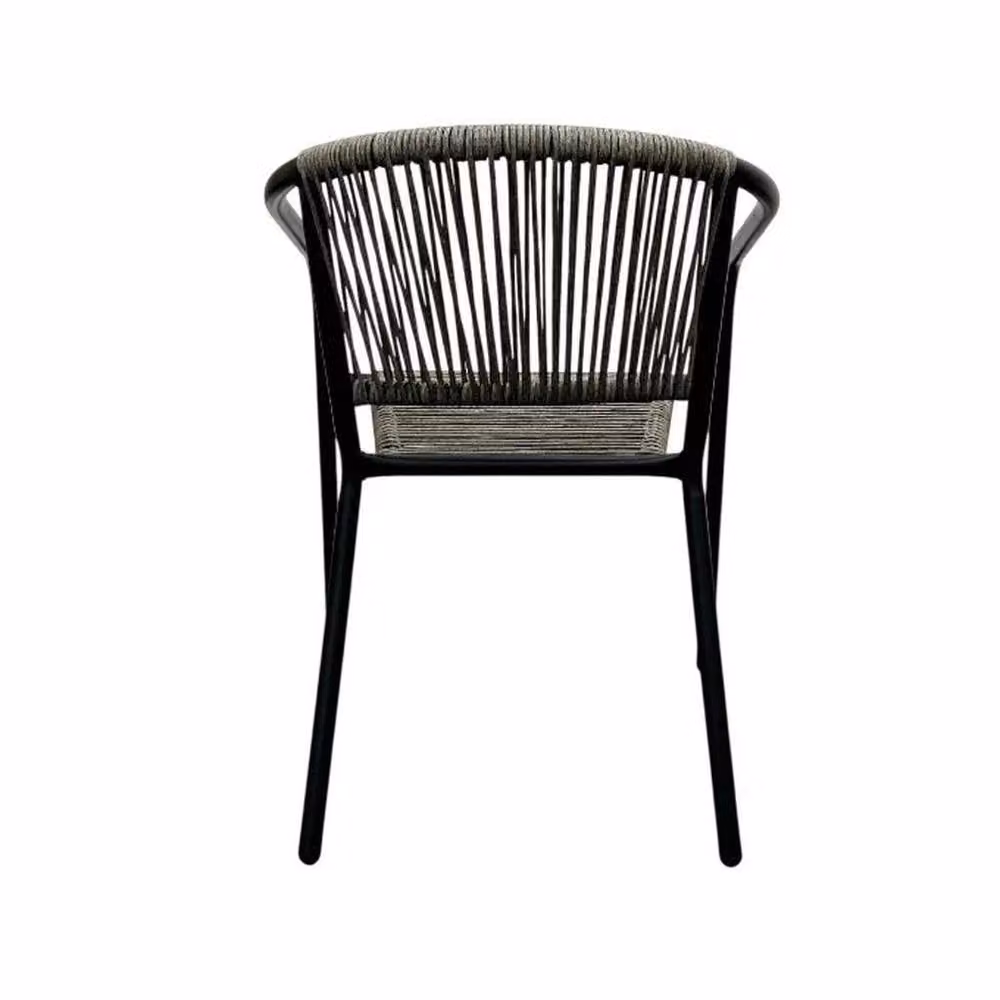 Kelvenix Modern Grey Plastic Garden Patio Single Chair – 2