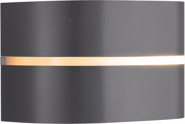 Nordlux Sibelis Black Plastic Outdoor Wall Light for Garden with E27 Mains Connection and IP44 Rating – 1